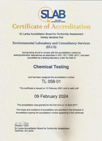 Certificate of Accreditation